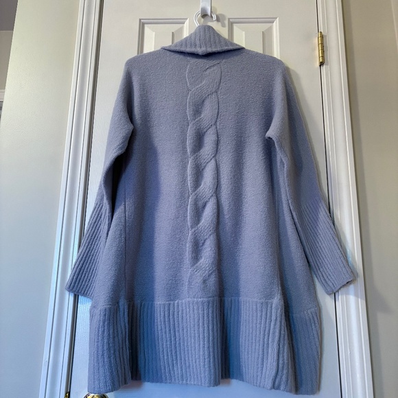 RD Style Size Medium Light Purple Sonole Open Drape Knit Cardigan - Picture 3 of 5